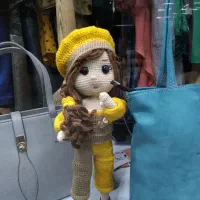 عروسک بافتنی بهترین هدیه کادو کار دست بافت