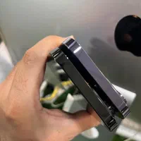 iPhone 14 Pro Max ZAA رنگ مشکی بنفش تمیز|موبایل|کرج, کوی امامیه|دیوار
