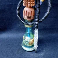 قلیان چوبی خراطی شده.|صنایع دستی و سایر لوازم تزئینی|ارومیه, |دیوار