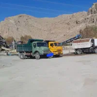 ماسه شسته آجر ملاتی بادامی خاک پوکه نخودی سنگ
