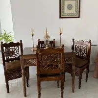 میز ناهارخوری ۴ نفره سنتی