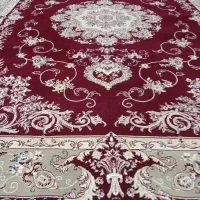 یک جفت فرش ۱۲متری زرشکی