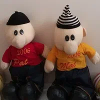 عروسکهای نوستالژی پت و مت برند وارداتی مناسب هدیه|اسباب‌بازی بچه|پرند, فاز ۲|دیوار