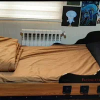 تخت کشتی وکمددودر ویترین ودراور وصندوقچه  ۵ تیکه|تخت و سرویس خواب|تهران, میدان ولیعصر|دیوار