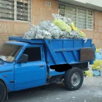 حمل مصالح و نخاله ساختمانی سیمان گچ آجر،