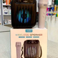اسپیکر بلوتوثی چراغدار + میکروفن بیسیم اورجینال|پخش‌کننده همراه|کرج, گوهردشت|دیوار