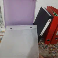 پوشه کشدار دسته دار/زونکن/دفتر فنری/سالم تمیز/حراج|لوازم التحریر|شیراز, دروازه اصفهان|دیوار