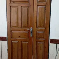 درب چوبی محکم و تو پور چوب گردو