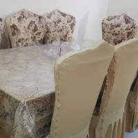 میز نهار خوری ۸نفره چوبی درحدنو
