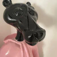 مجسمه دکوری پلنگ صورتی|مجسمه، تندیس، ماکت|سمنان, |دیوار