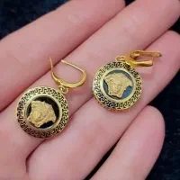 گوشواره ورساچ نقره آبکاری طلایی|جواهرات|رباطکریم, رباطکریم|دیوار