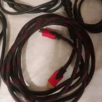 انواع کابل های HTMI و کابل برق پاور کامپیوتر|قطعات و لوازم جانبی رایانه|رشت, لاکان|دیوار