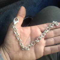 دستبنند درشت نقره