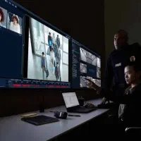 مایلستون جنتک اویجیلون سیفر اکسون مرکز مانیتورینگ|دوربین مداربسته|تهران, میدان ولیعصر|دیوار