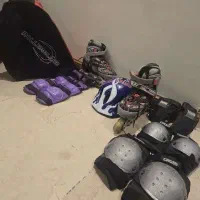 کفش اسکیت با برند  GUOJON - با دو دست لوازم ایمنی|دوچرخه، اسکیت، اسکوتر|تهران, شهرک امید|دیوار