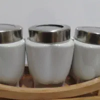 ست پاسماوری جای قند و شکر و چای|ظروف سرو و پذیرایی|رشت, نخودچر|دیوار