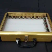 جعبه انگشتر و محک نقره و طلا