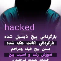 بازگردانی پیج دیسیبل شده/هک شده|خدمات رایانه‌ای و موبایل|رشت, کوی غلام نیا|دیوار