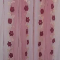 پرده حریر با زیرش مثل نو