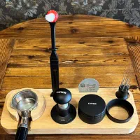 استند چوبی قهوه اسپرسو ساز (فروشگاه بانک قهوه)