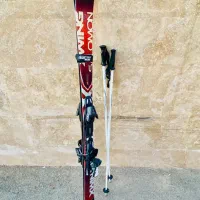 اسکی الپاین سالمون قد Salomon 158Cm +یک جفت باتوم|ورزشهای زمستانی|شیراز, قصرالدشت|دیوار
