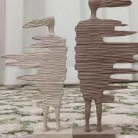 مجسمه پلی استر ابر و بادی