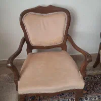 ست مبل چوبی خارجی ۸ نفره ومبل راحتی ۳ نفره وآباژور|مبلمان خانگی و میز عسلی|تهران, امیرآباد|دیوار