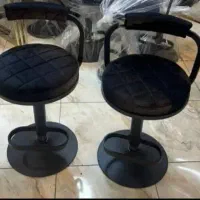 صندلی جکدار مشکی چرخشی زیمر زیمنس اشپزخانه