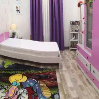 سرویس خواب کودک با تخت نوجوان|تخت و سرویس خواب|پرند, فاز ۳|دیوار