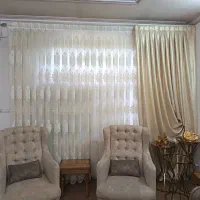 پرده تور نو نهشت مترو نیم به همراه دستک