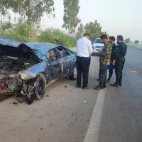 پژو405تصادفی