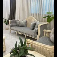 مبل کلاسیک شاه نشین کاجی کد ۱۰۸|مبلمان خانگی و میز عسلی|تهران, شهرک ولیعصر|دیوار
