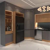 کابینت پاستیلی پلی اورتان روکش چوب طبیعی ام دی اف|مصالح و تجهیزات ساختمان|مشهد, احمدآباد|دیوار