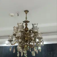 فروش وخرید لوستر برنجی (برنزی)واینه وشمعدانی