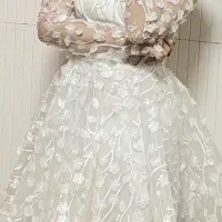 فروش لباس مجلسی عروسکی در حد نو استانه اشرفیه