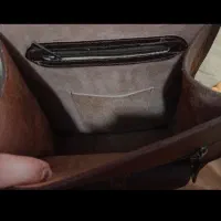 کوله پشتی دانشجویی قهوه ای اصل چرم طبیعی کاملا نو|کیف، کفش، کمربند|کرج, گوهردشت|دیوار
