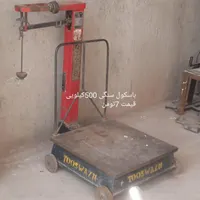 باسکول سنگی 500و300کیلو|کلکسیون اشیاء عتیقه|قائن, |دیوار