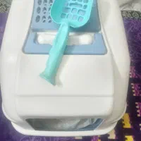 باکس خاک گربه درب دار همراه با بیلچه|لوازم جانبی حیوانات|تهران, صد دستگاه|دیوار