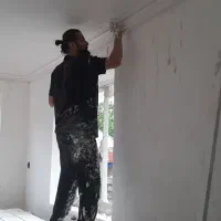 گچ کاری  سفیدکاری خورده کاری|خدمات پیشه و مهارت|صومعه‌سرا, |دیوار