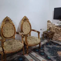 میزنهار‌خوری‌با‌صندلی‌۳نفره‌همراه‌مبل‌میزعسلی|میز و صندلی غذاخوری|سلمان‌شهر, |دیوار
