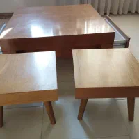 میز جلو مبلی بزرگ دارای کشو و دو عدد کوچک|مبلمان خانگی و میز عسلی|قرچک, زیبا شهر|دیوار