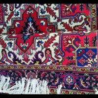 هریس تاجری ب طول ۳ و به عرض ۲ متر هر پنج لای پوت|فرش|باسمنج, |دیوار