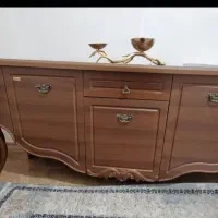 آئینه کنسول چوبی