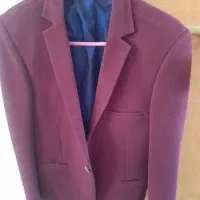 کت در دورنگ زرشکی وسورمه ای