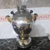 یه عدد سماور زرین نو گازی استیل