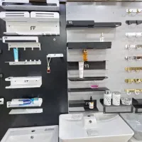 شلف فلزی استند سرویس بهداشتی حمام دستشویی جا شامپو