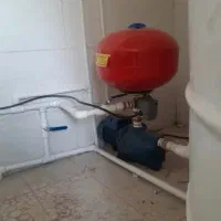 پمپ آب خانگی منبع آب نصب