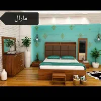 سرویس خوا مدل چوب|تخت و سرویس خواب|تبریز, |دیوار