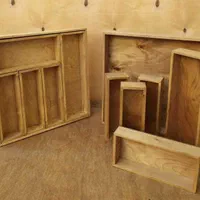 جاقاشقی چوبی داخل کابینتی 5 خانه پازلی متحرک|آب‌چکان و نظم‌دهنده ظروف|مشهد, سلام|دیوار