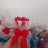 گل روبانی تک شاخه قیمت مناسب برای مناسبتا|گل مصنوعی|آستارا, |دیوار